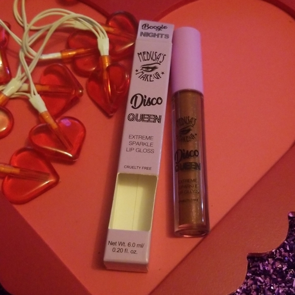 🌟HP🌟BOOGIE NIGHTS Medusa Makeup Disco Lip Gloss NWT - Picture 3 of 4